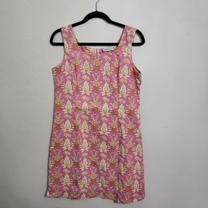 NEEDHAM LANE  Pink  & Cream Shift Size 8